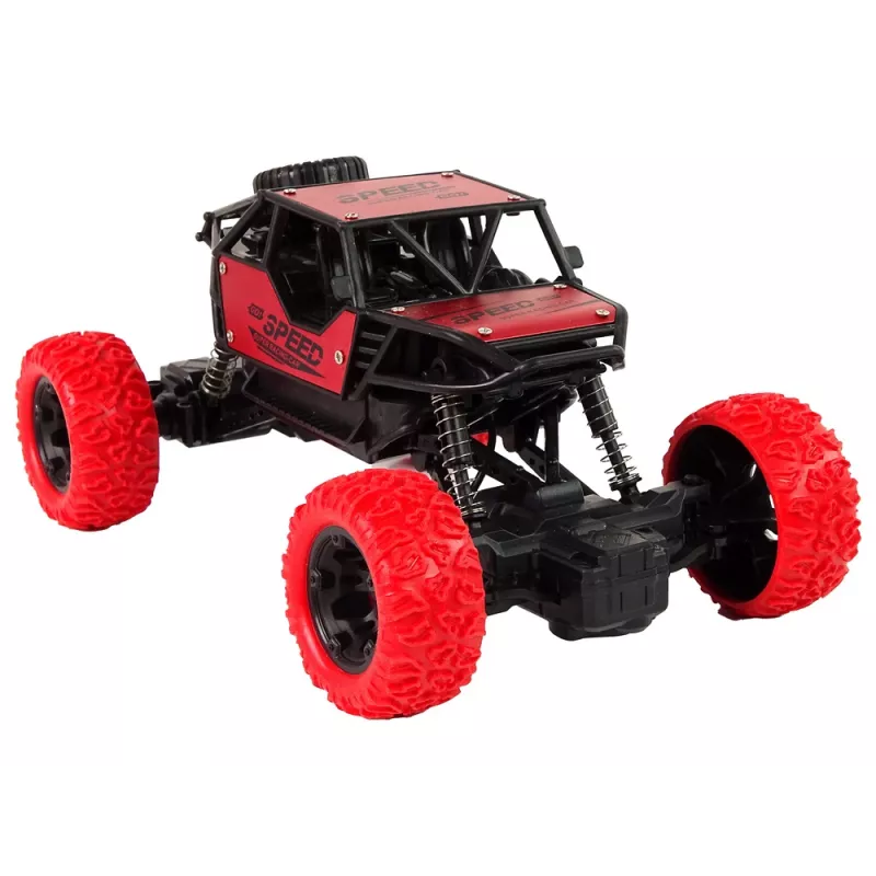LEAN TOYS kauko-ohjattava maastoauto R/C 1:18 punainen