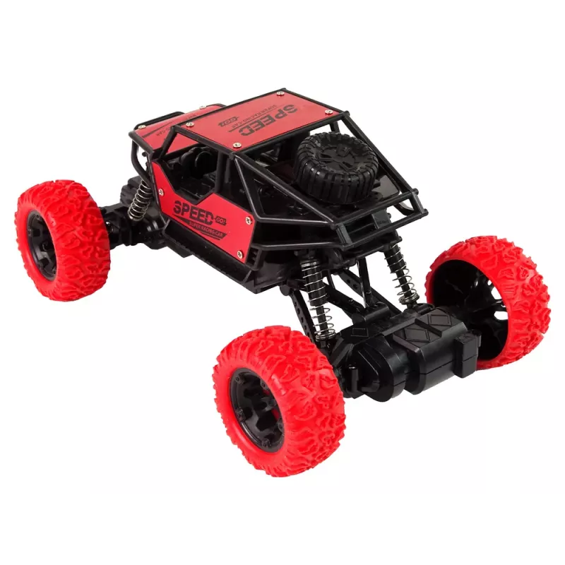 LEAN TOYS kauko-ohjattava maastoauto R/C 1:18 punainen