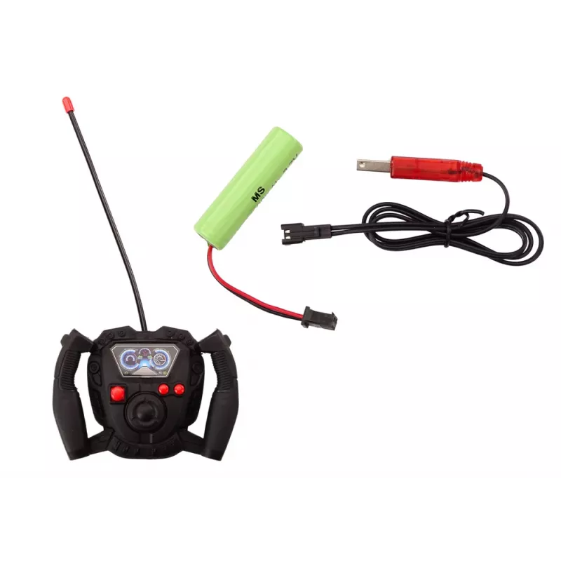LEAN TOYS kauko-ohjattu traktori perävaunulla RC 1:16 vihreä