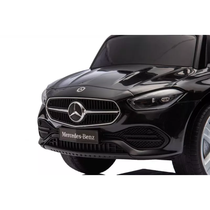LEAN TOYS työnnettävä auto Mercedes 3in1 musta