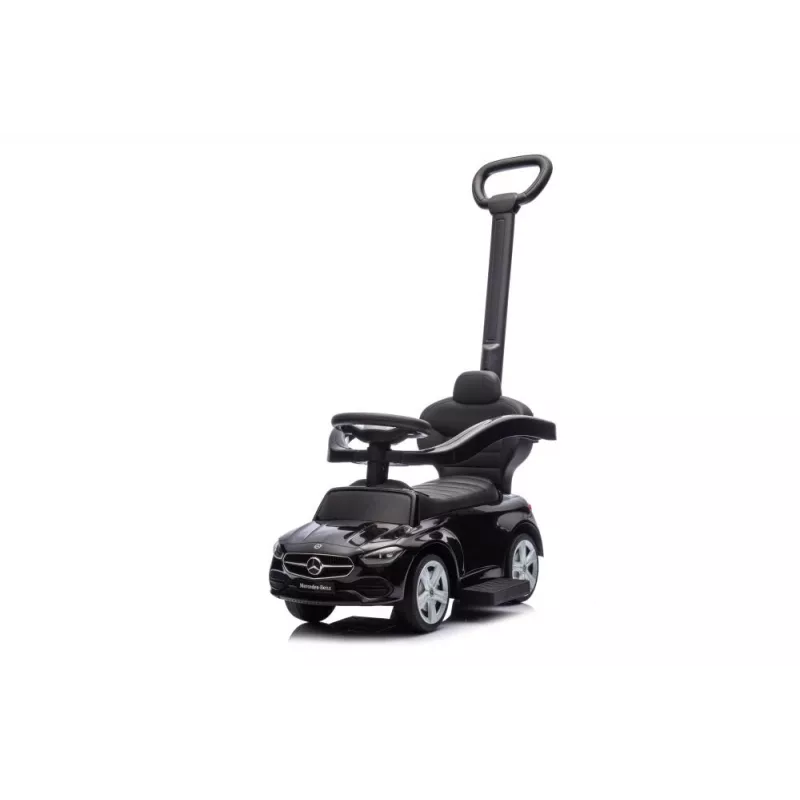 LEAN TOYS työnnettävä auto Mercedes 3in1 musta