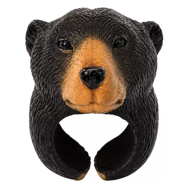 LEAN TOYS kädessä pidettävä rengas opetuksellinen eläimet karhu