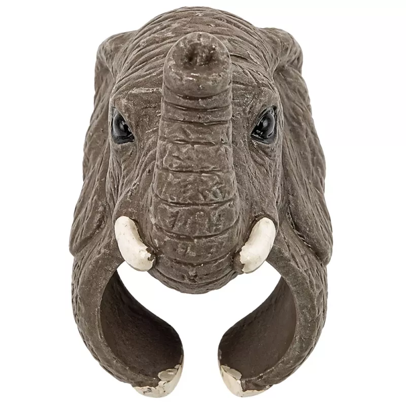LEAN TOYS kädessä pidettävä rengas opetuksellinen eläimet elefantti