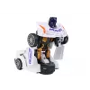 LEAN TOYS robottiauto poliisi valkoinen 2in1 muunnos