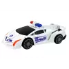 LEAN TOYS robottiauto poliisi valkoinen 2in1 muunnos