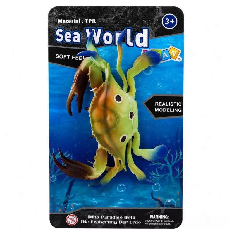 LEAN TOYS kumirapu hahmo venyvä realistinen merieläin 19cm