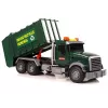 LEAN TOYS jäteauto säiliöillä tummanvihreä äänillä ja valolla