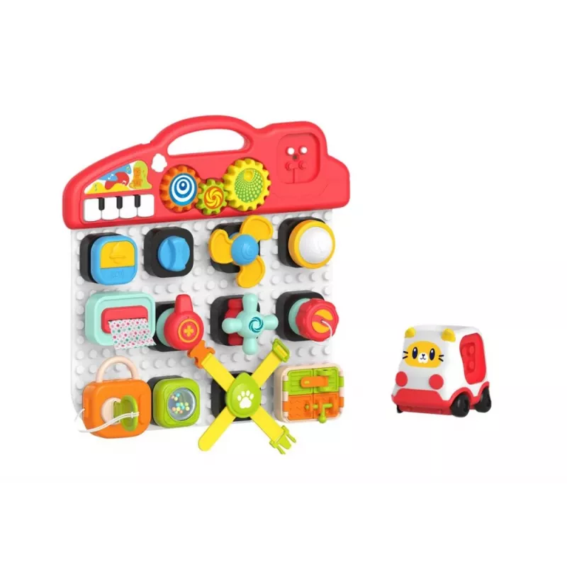 LEAN TOYS sensorinen taulu lapsille, oppimispaneeli, interaktiivinen piano