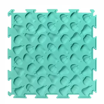 LEAN TOYS sensorinen polku palapelilaatat erilaisia rakenteita värikäs 24,5 cm 10 kpl