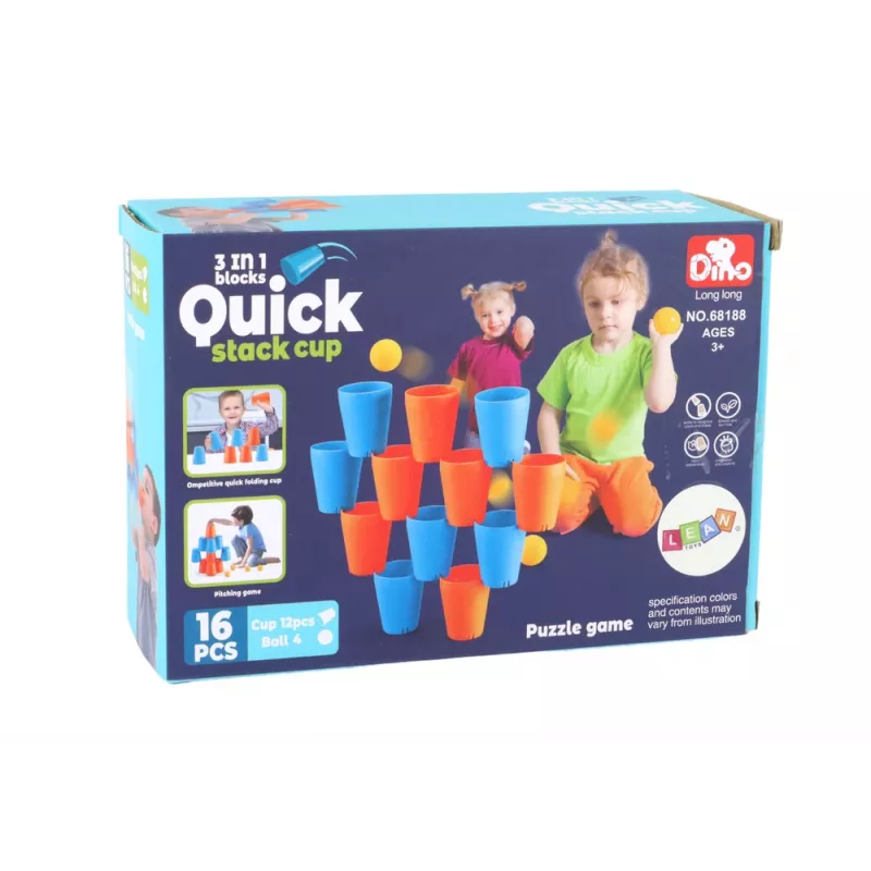 LEAN TOYS sensorinen erityisesti kehitetty mukin pohja pelimukeille 3in1 luova 16-osainen palapeli
