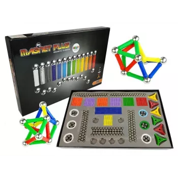 LEAN TOYS setti Magnastix magneettipalikat 560 + Board