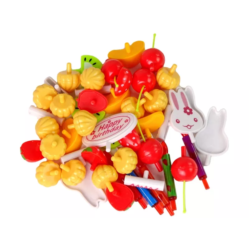 LEAN TOYS makeiset kakku keksit tarrakiinnityskoristeet DIY