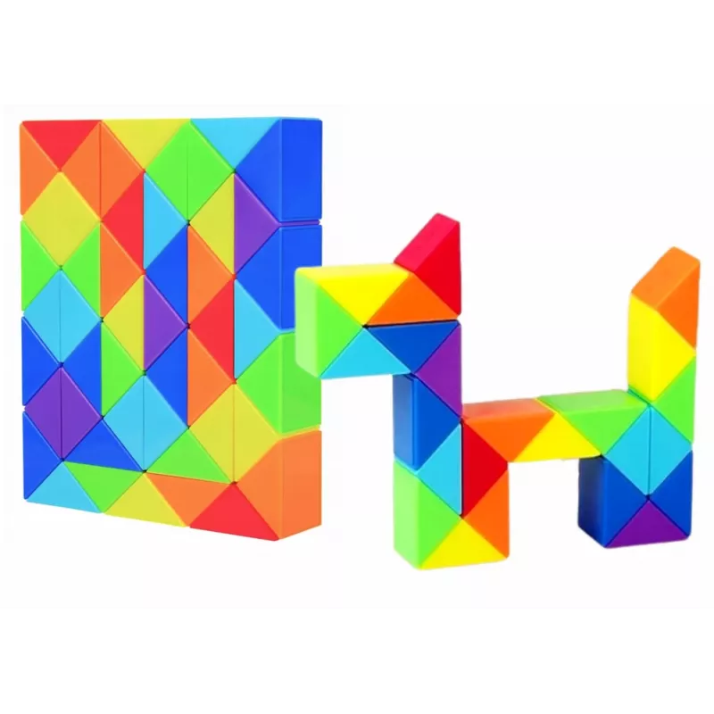 LEAN TOYS Snake Puzzle Magic Cube -pulmapeli