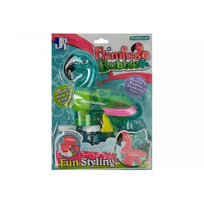 LEAN TOYS saippuakuplapistooli flamingo sininen