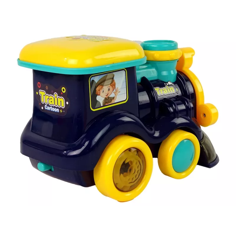 LEAN TOYS saippuakuplaveturi valolla ja äänellä, sininen