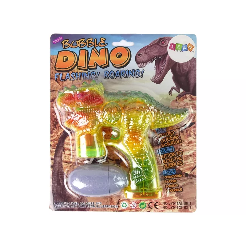 LEAN TOYS saippuakuplakone dinosaurus 1x muna