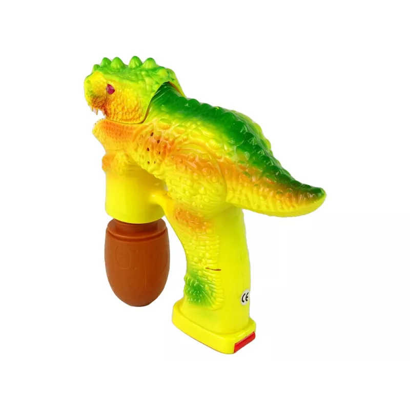 LEAN TOYS saippuakuplat dinosaurus saippuakuplaneste muna keltainen