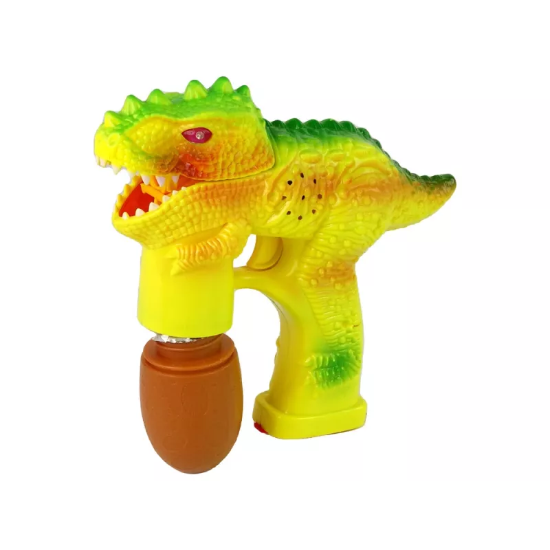LEAN TOYS saippuakuplat dinosaurus saippuakuplaneste muna keltainen