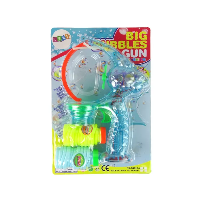 LEAN TOYS saippuakuplapistooli 24 cm valo ja ääni