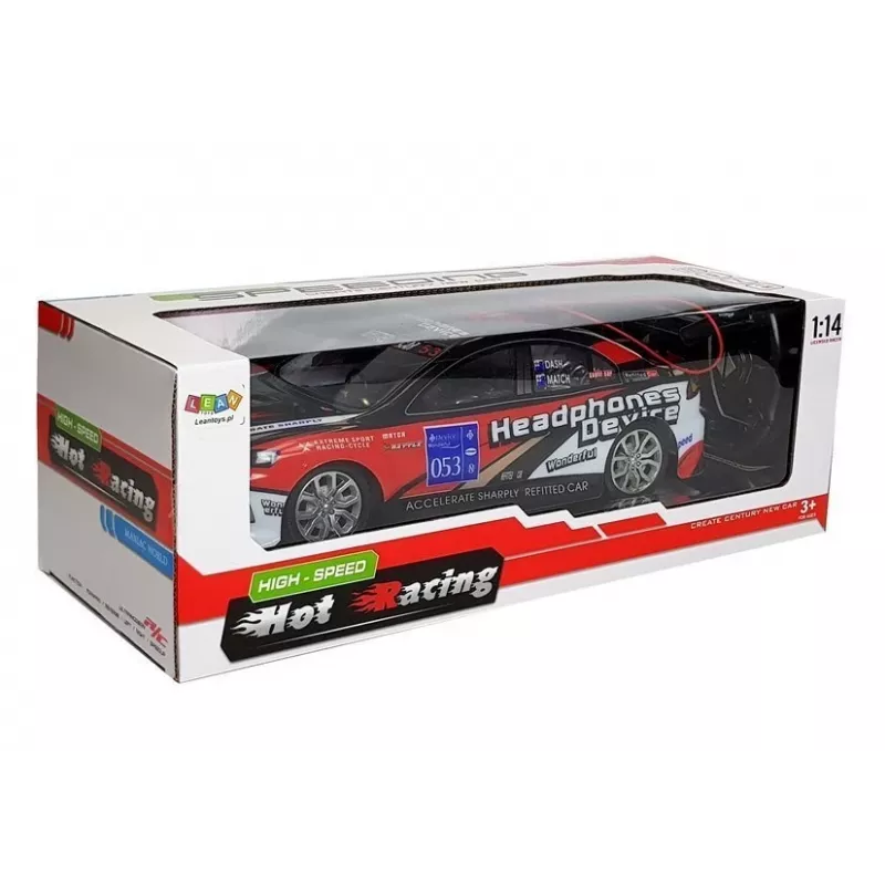 LEAN TOYS Sport Racing kauko-ohjattava auto R/C 27MHz punainen
