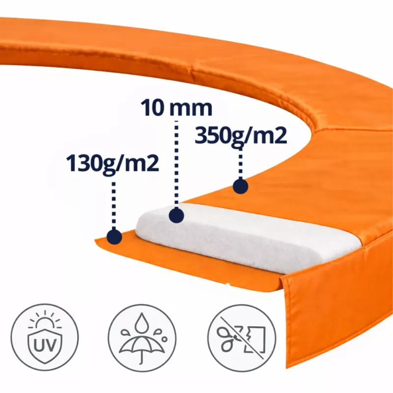 LEAN TOYS jousipeite 14ft trampoliiniin LEAN SPORT BEST - sininen turvapehmuste
