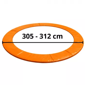LEAN TOYS jousen suojus 10ft trampoliinille, sininen, UV-kestävä PVC, EPE-vaahto, joustavat hihnat, EN71, BEST-sarja