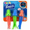 LEAN TOYS sukelluslelu mustekala meduusa lapsille allas kylpy 3 kpl:n sarja
