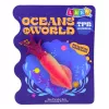 LEAN TOYS mustekala kumihahmo venyvä realistinen merieläin 14 cm
