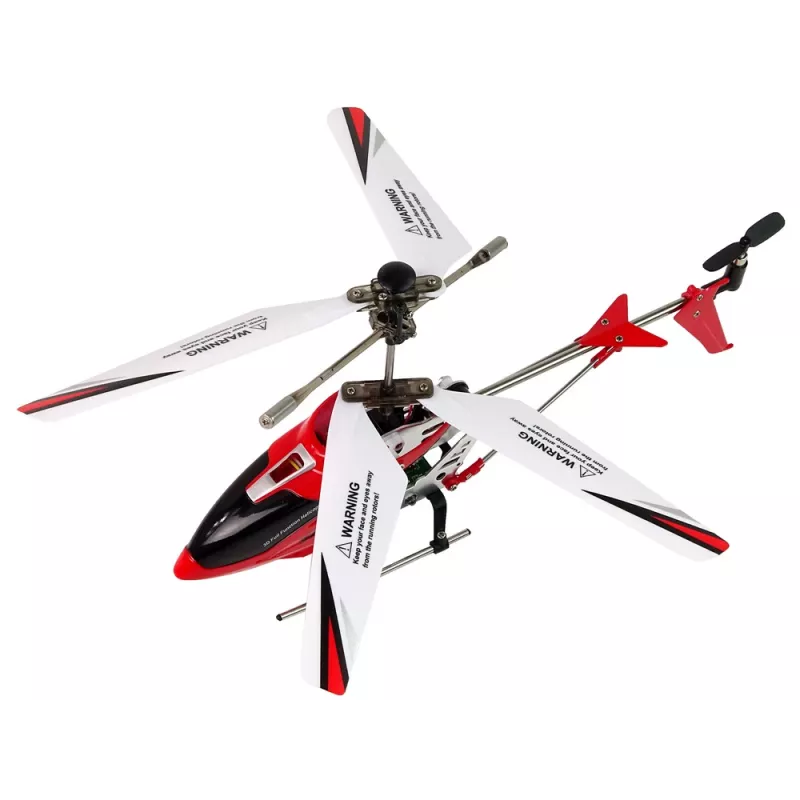 LEAN TOYS SYMA S107H 2.4G RC-helikopteri punainen