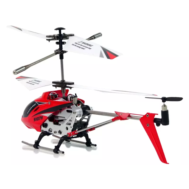 LEAN TOYS SYMA S107H 2.4G RC-helikopteri punainen