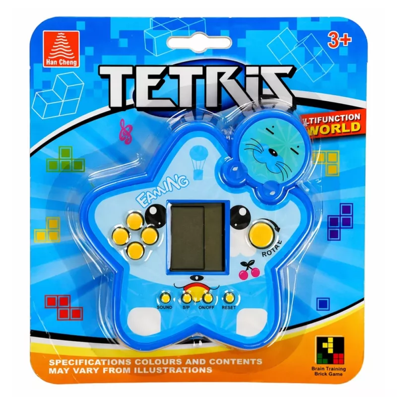 LEAN TOYS Tetris Star elektroninen peli - sininen