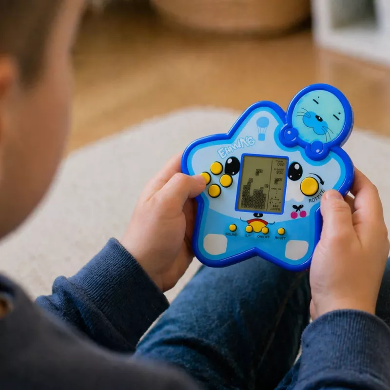 LEAN TOYS Tetris Star elektroninen peli - sininen