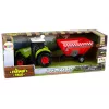LEAN TOYS traktori maatila irrotettava viljaperävaunu ääni vihreä