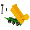 LEAN TOYS traktori punainen kippitraktori keltainen traktori 50 cm
