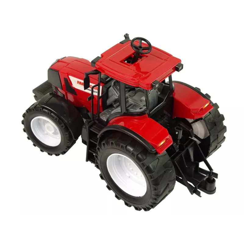 LEAN TOYS traktori punainen kippitraktori keltainen traktori 50 cm