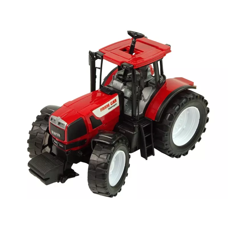 LEAN TOYS traktori punainen kippitraktori keltainen traktori 50 cm
