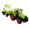 LEAN TOYS traktori isolla perävaunulla Green Farm