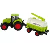 LEAN TOYS traktori isolla perävaunulla Green Farm