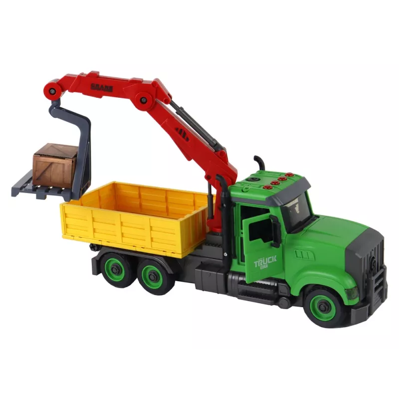 LEAN TOYS Kippikraanallinen ajoneuvo ruuvattava ja irrotettava DIY