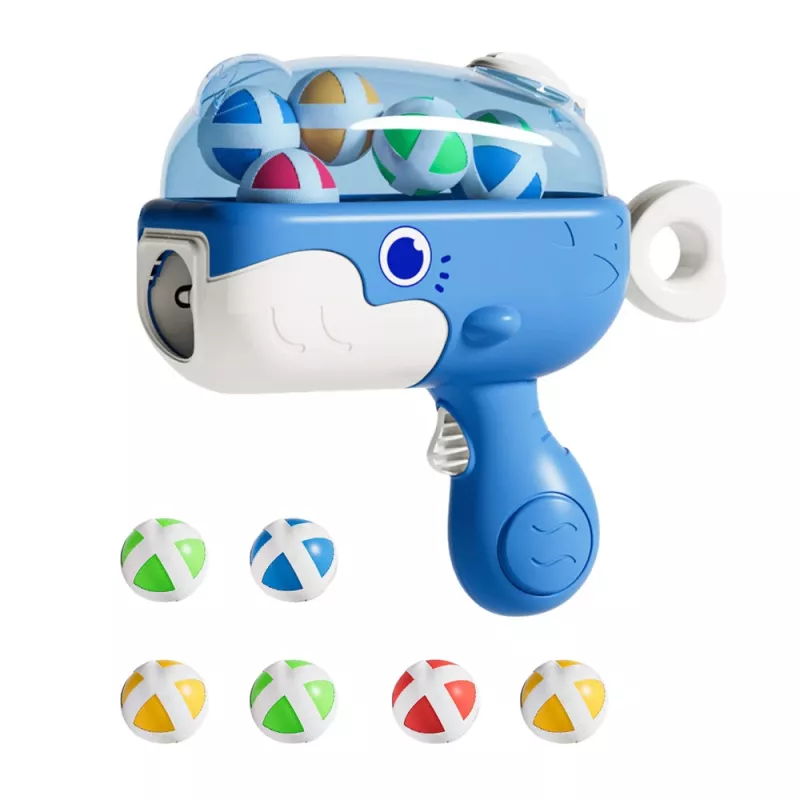 LEAN TOYS Tarranauhallinen palloase kangasmaaliin valas sininen