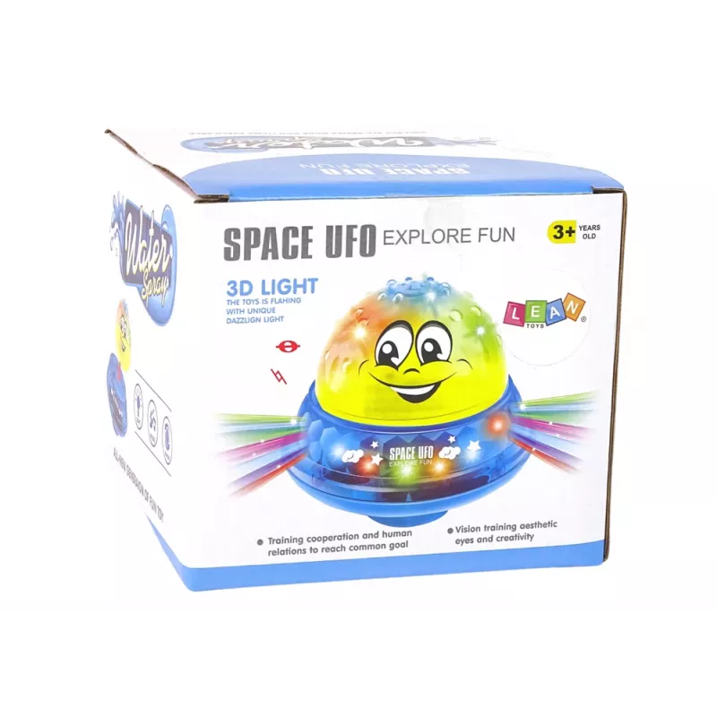 LEAN TOYS vesipallo UFO diodit happy music pinkki