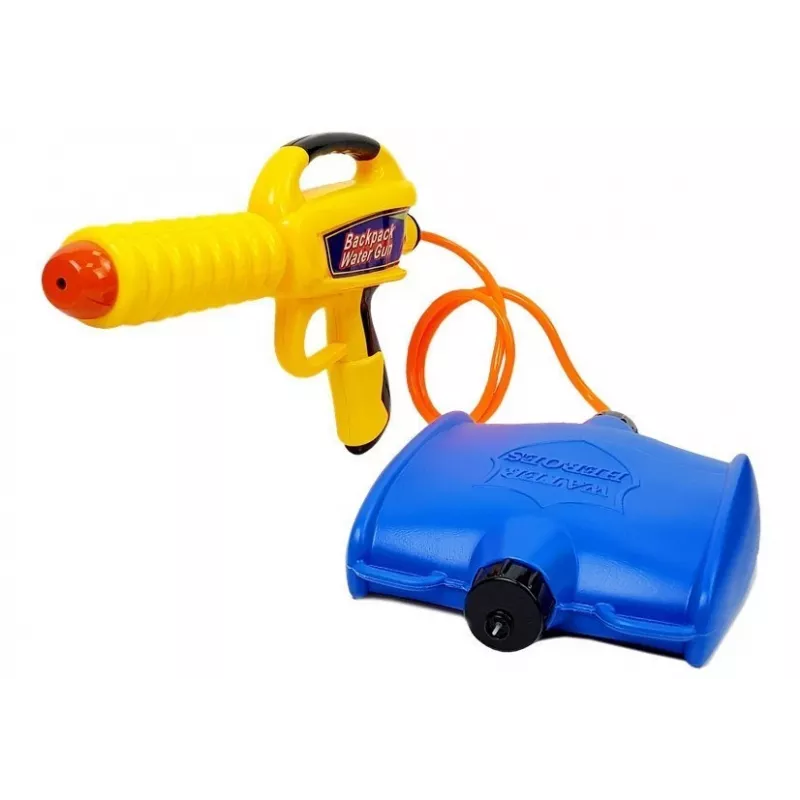 LEAN TOYS vesipyssy 1080 ml säiliöllä keltainen-sininen