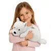 LEAN TOYS West Highland White Terrier pehmokoira pehmolelu, valkoinen, 40 cm
