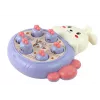 LEAN TOYS Whac-A-Mole violetti arcade porkkana-murskaus jänispeli