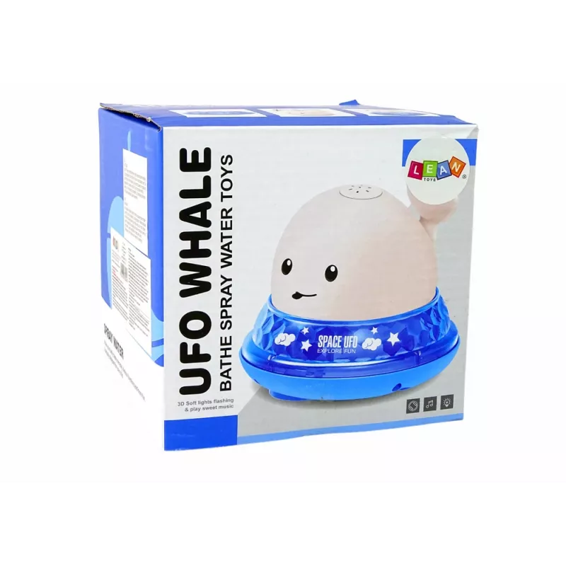 LEAN TOYS Valas vesiruiskuttaja jalustalla valkoinen kylpykylpy lelu