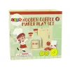 LEAN TOYS Puinen kahvinkeitinlisävaruste keittiö lapset