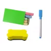 LEAN TOYS puinen oppimistaulu 2in1 magneetti-liitutaulu tarvikkeilla laskutaulu kertolasku aakkoset