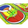 LEAN TOYS puulelu kengännauhojen sitomisen opetteluun