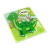 LEAN TOYS Puinen Isanosaurus vihreä dinosauruspalapeli