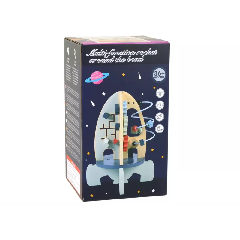 LEAN TOYS puinen maila oppimishelmet hammasrattaat